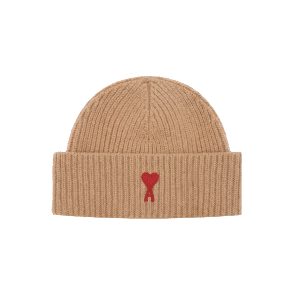 Ami Paris Beanie Wool Beige