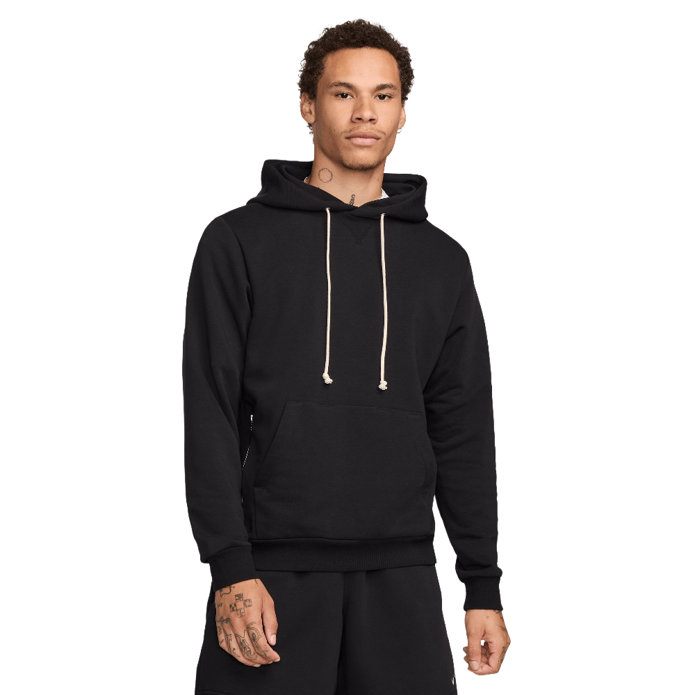 Nike Standard Issue Men's Dri-FIT Pullover Basketball Hoodie Black/Pale Ivory