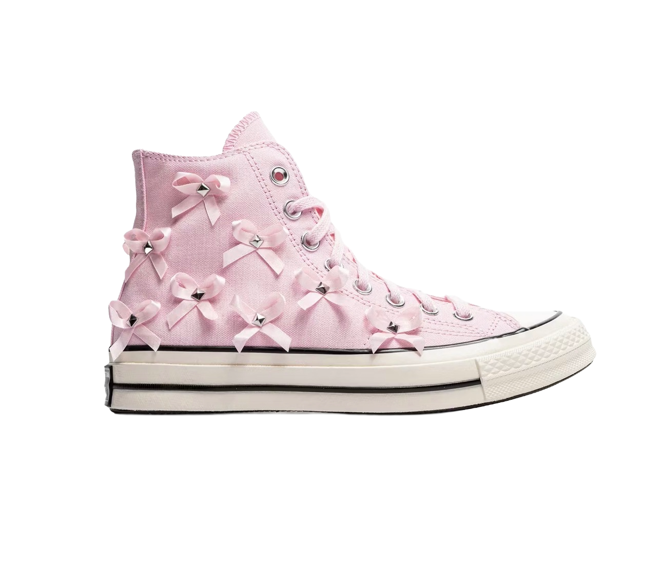 Converse Chuck 70 Hi Bow Studded Pink Frosting (Women's)