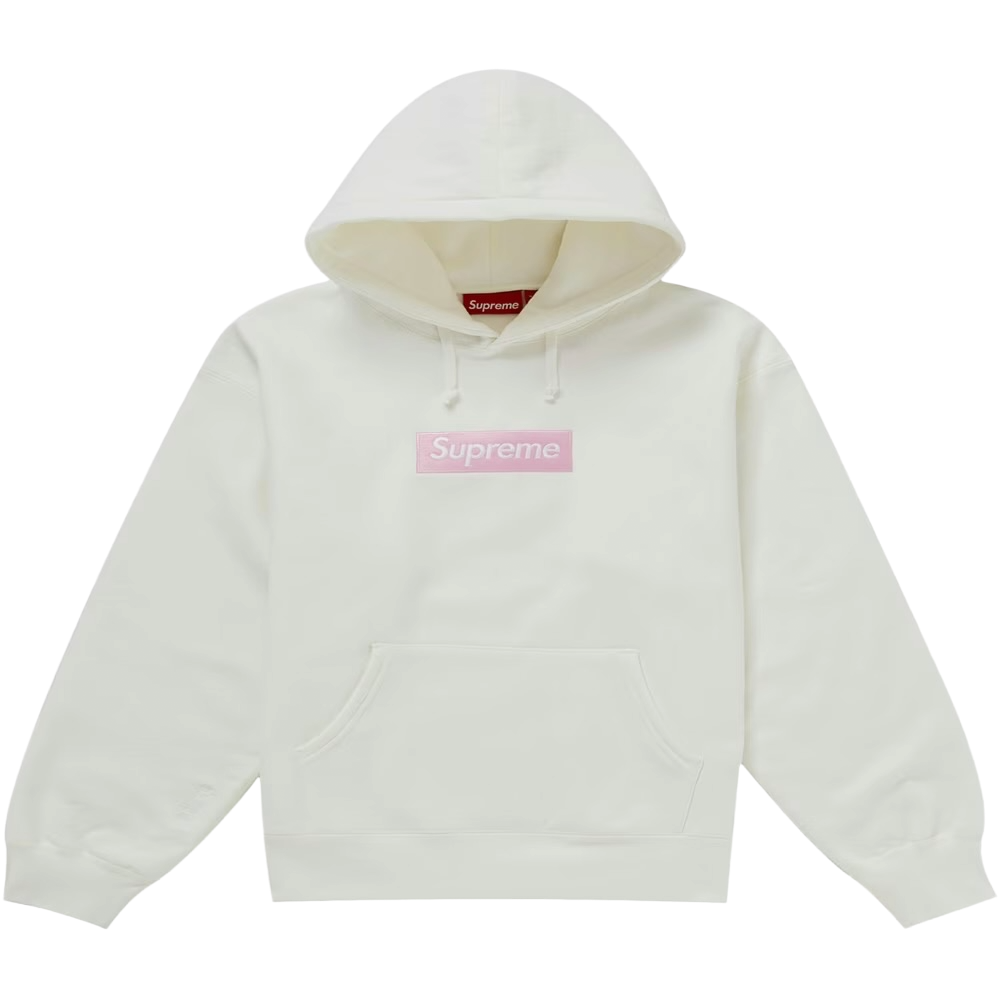 Supreme Box Logo Hooded Sweatshirt (FW25) White