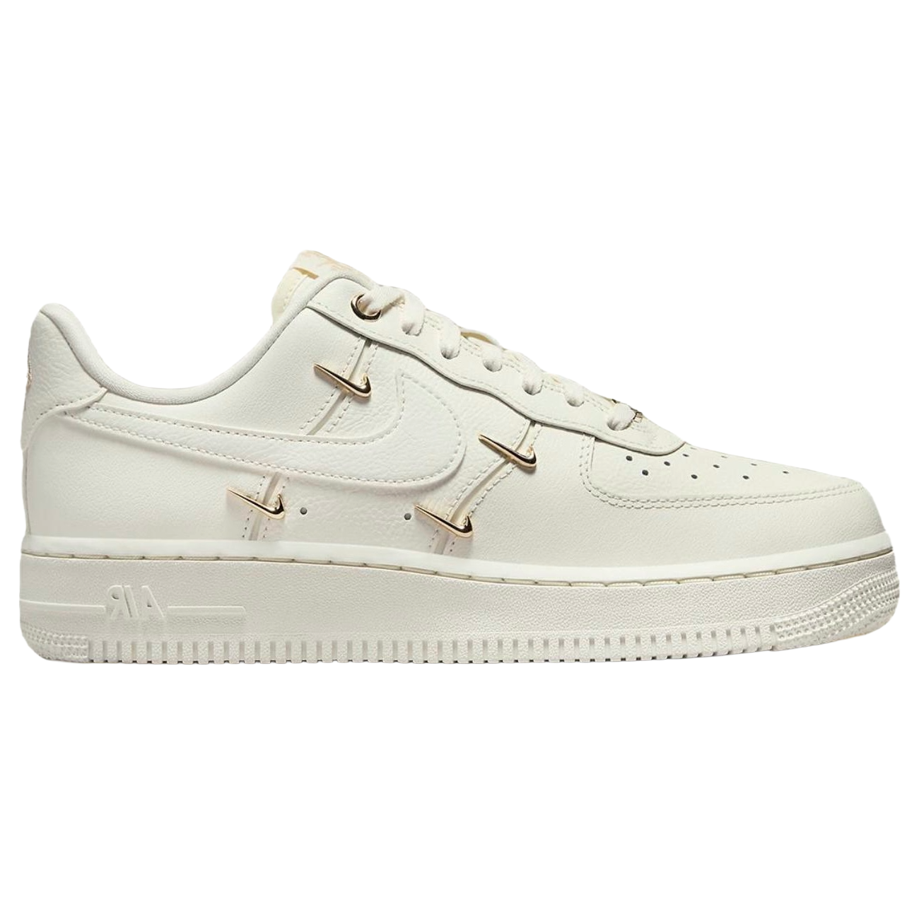 Nike Air Force 1 '07 LX CN Sail Gold Mini Swooshes (Women's)