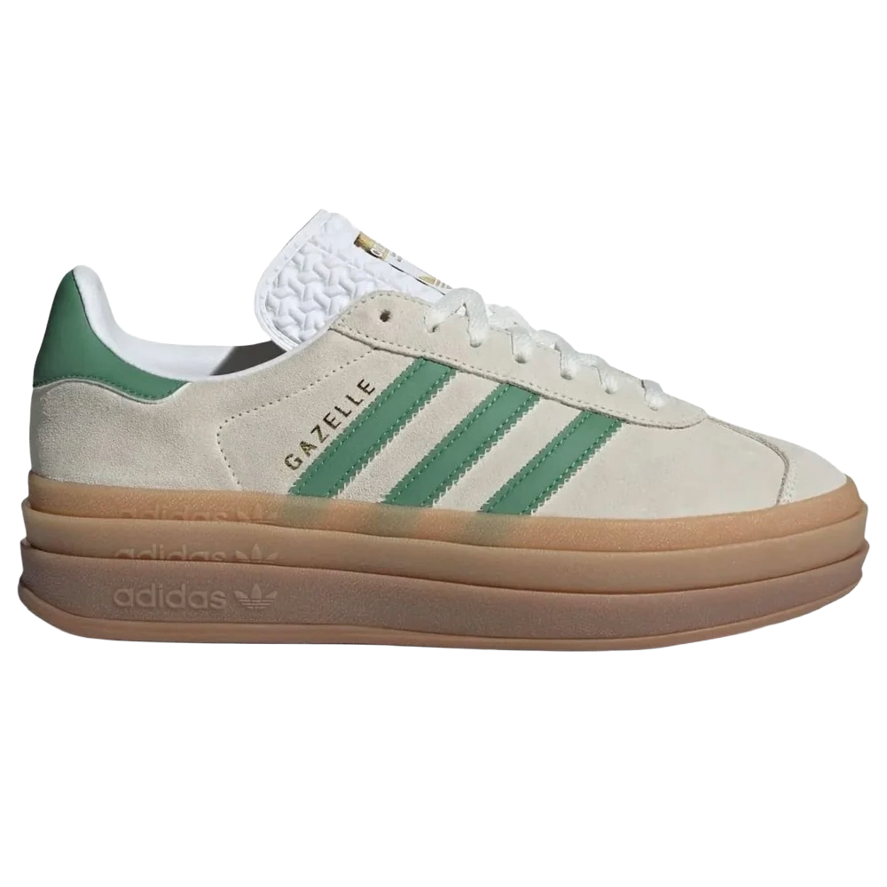 adidas Gazelle Bold Off White Preloved Green (Women's)