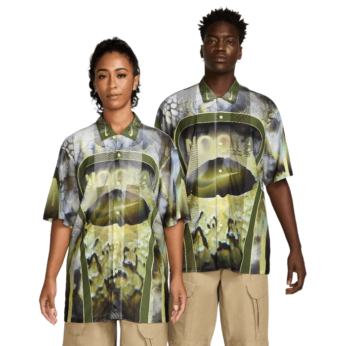 Nike x NOCTA Opal Tito Neeks Button Down Pilgrim/Oil Green/Black