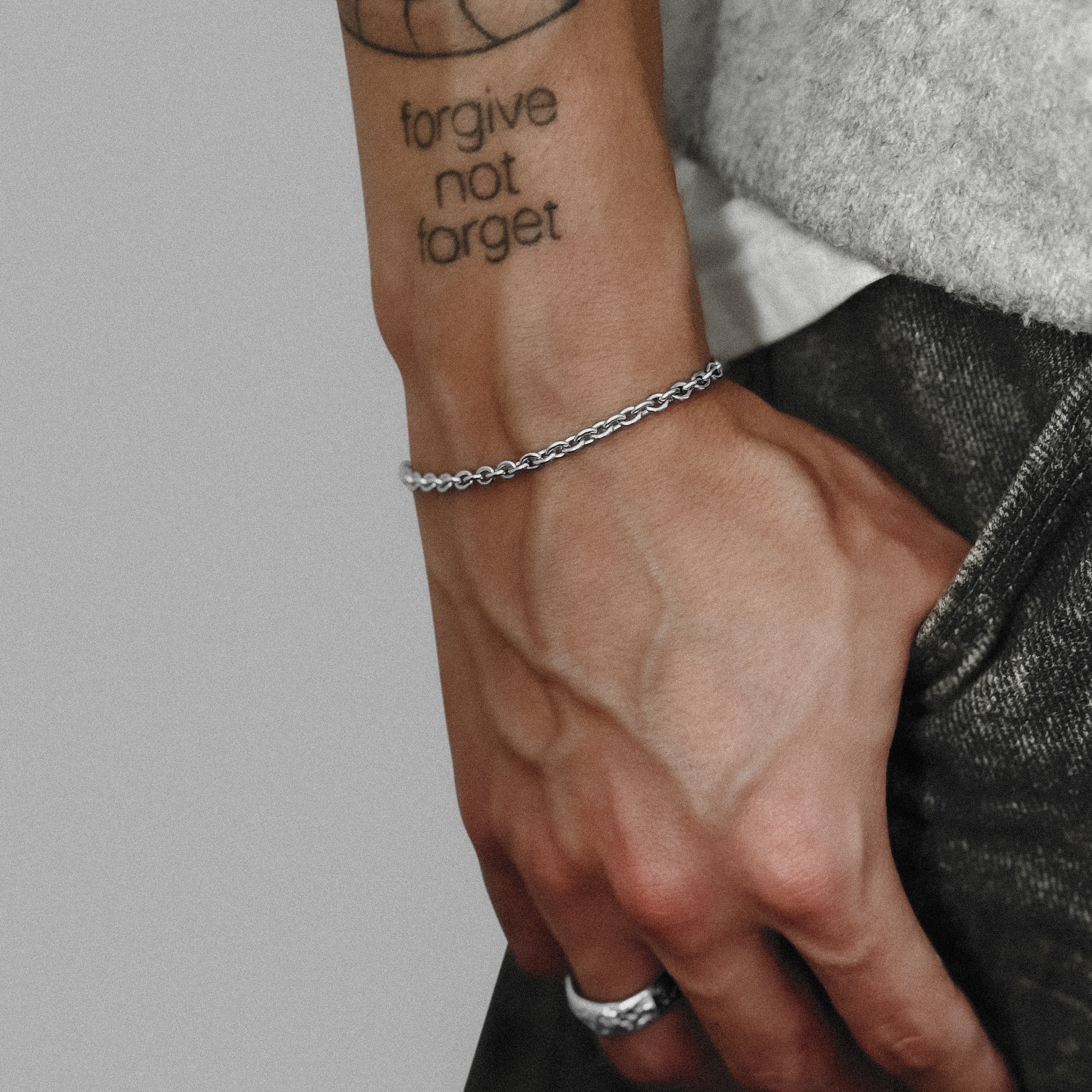 Rolo Armband - Silber (3,5mm)