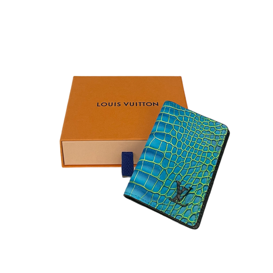 Louis Vuitton Pocket Organizer Green Alligator VIC Only - Store Exclusive