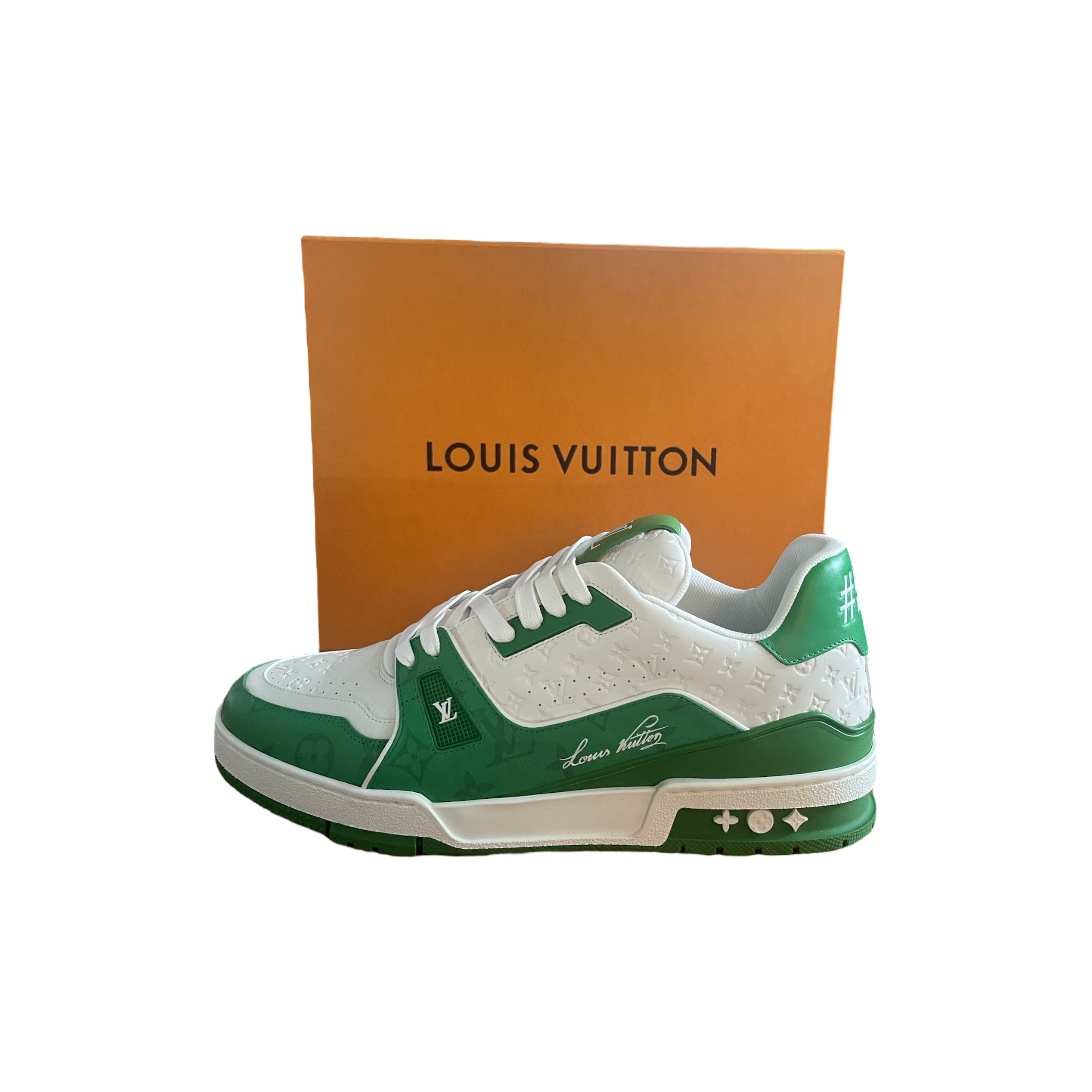 Louis Vuitton Trainer #54 Signature Green White