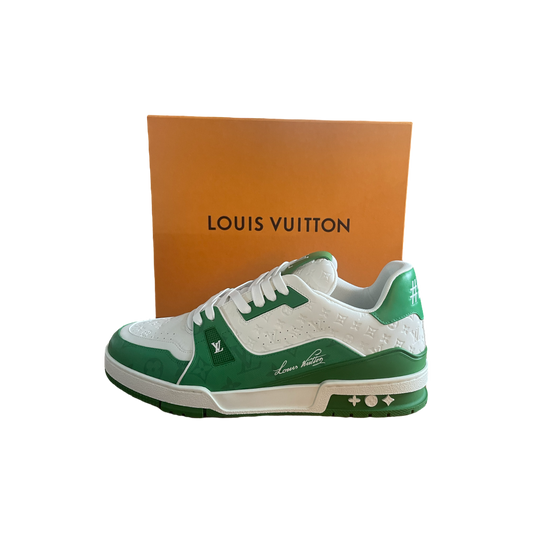 Louis Vuitton Trainer #54 Signature Green White - Store Exclusive