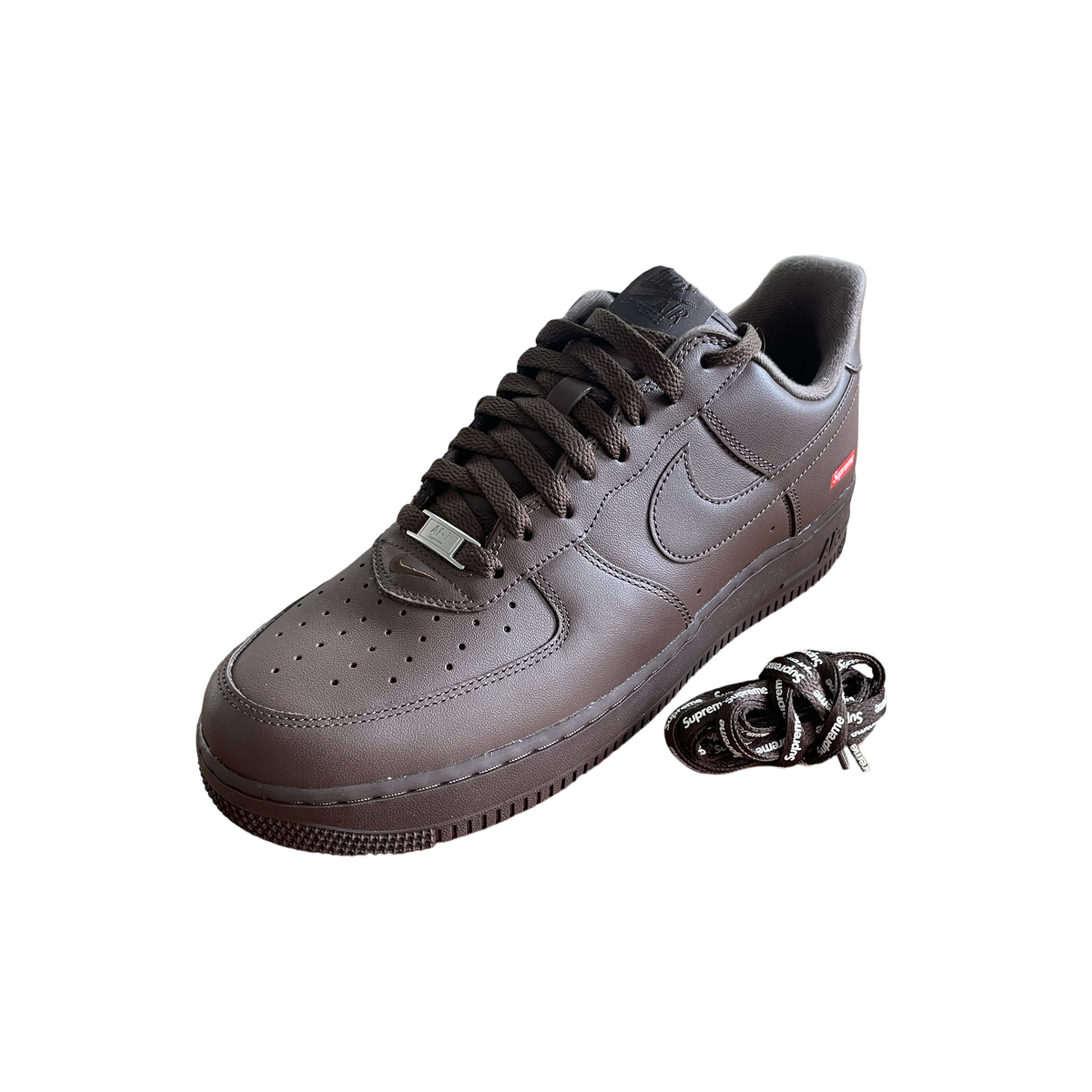 Nike Air Force 1 low Supreme Barockbrown