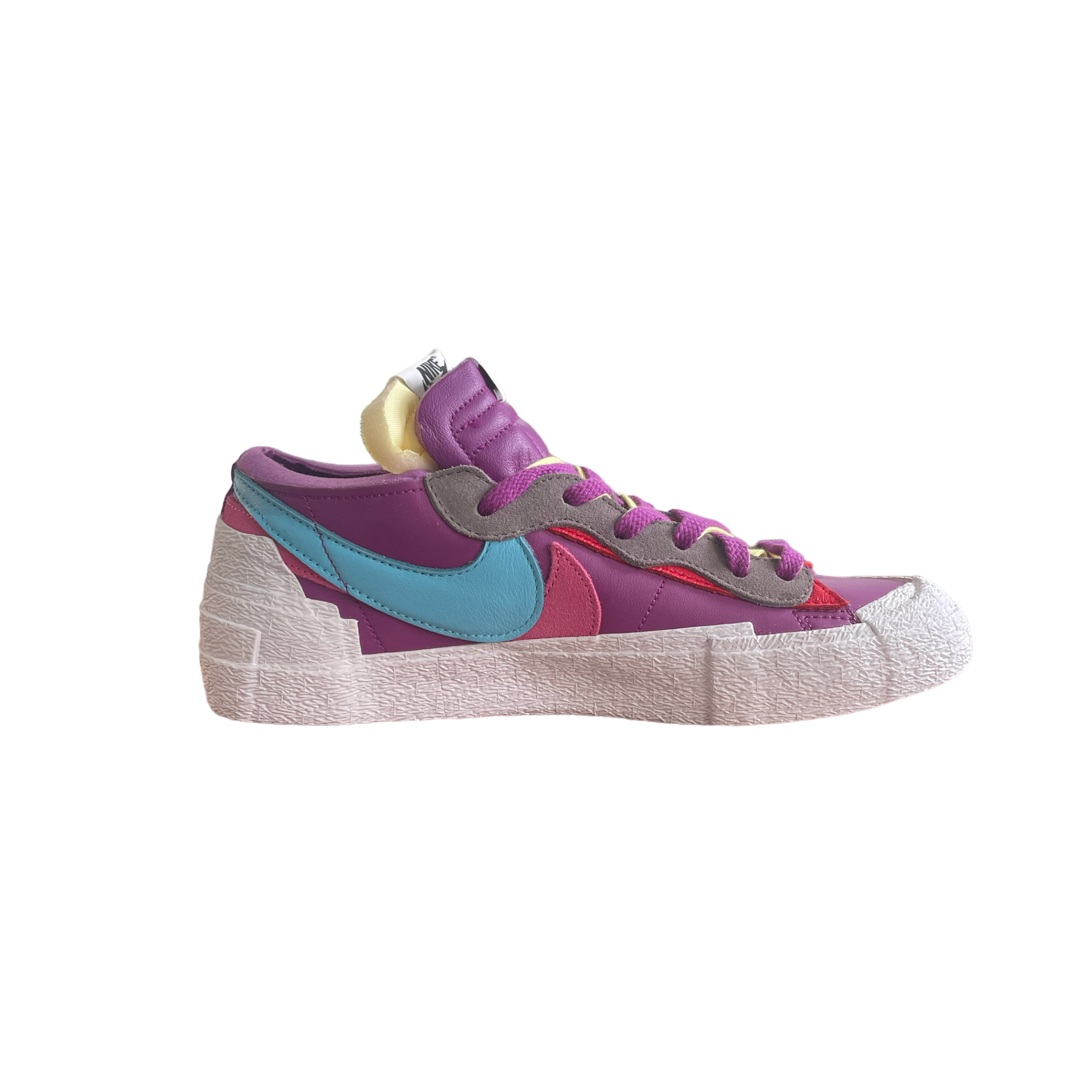 Nike Blazer low Sacai KAWS Violet left inner side