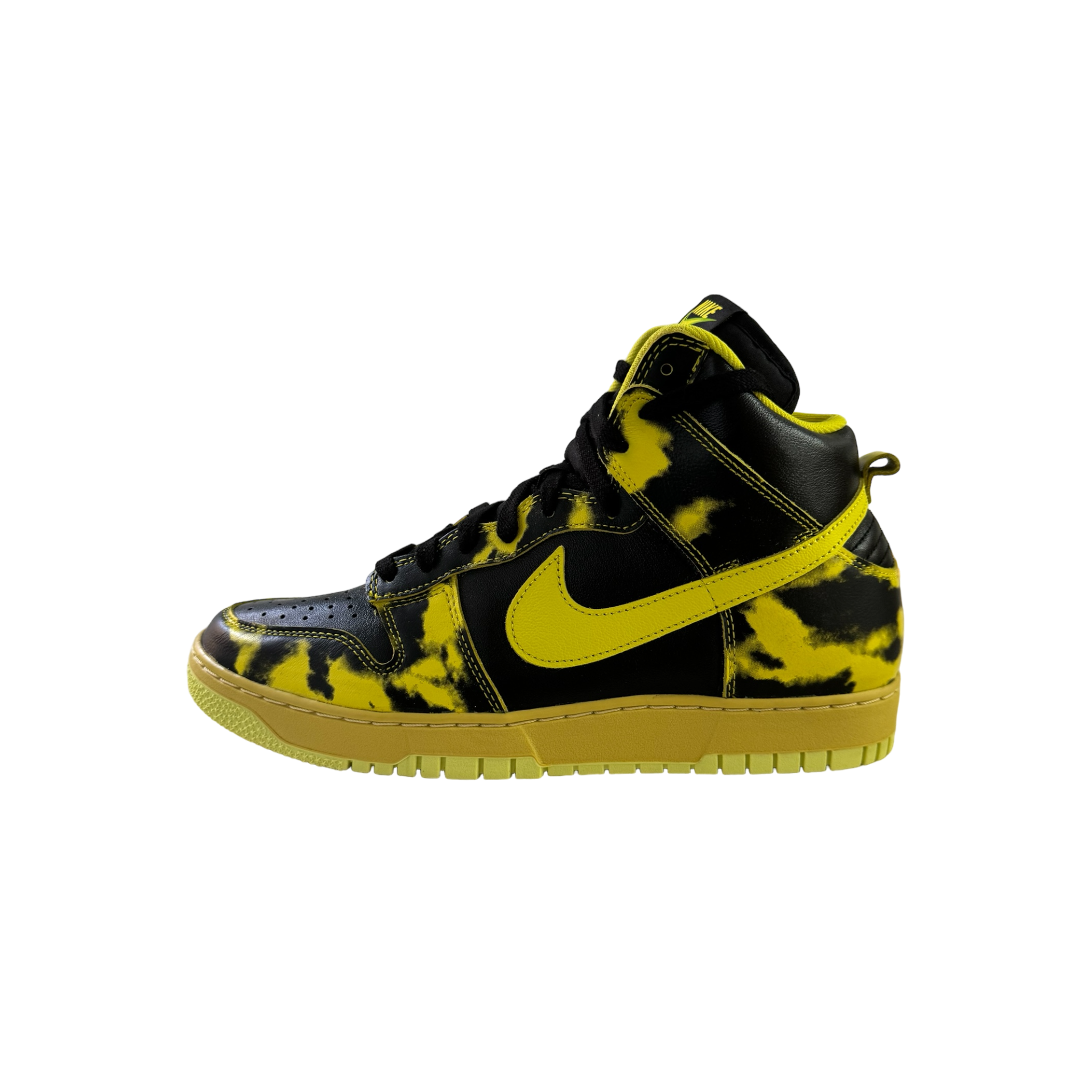 Nike Dunk high 1985 SP Yellow Acidwashed