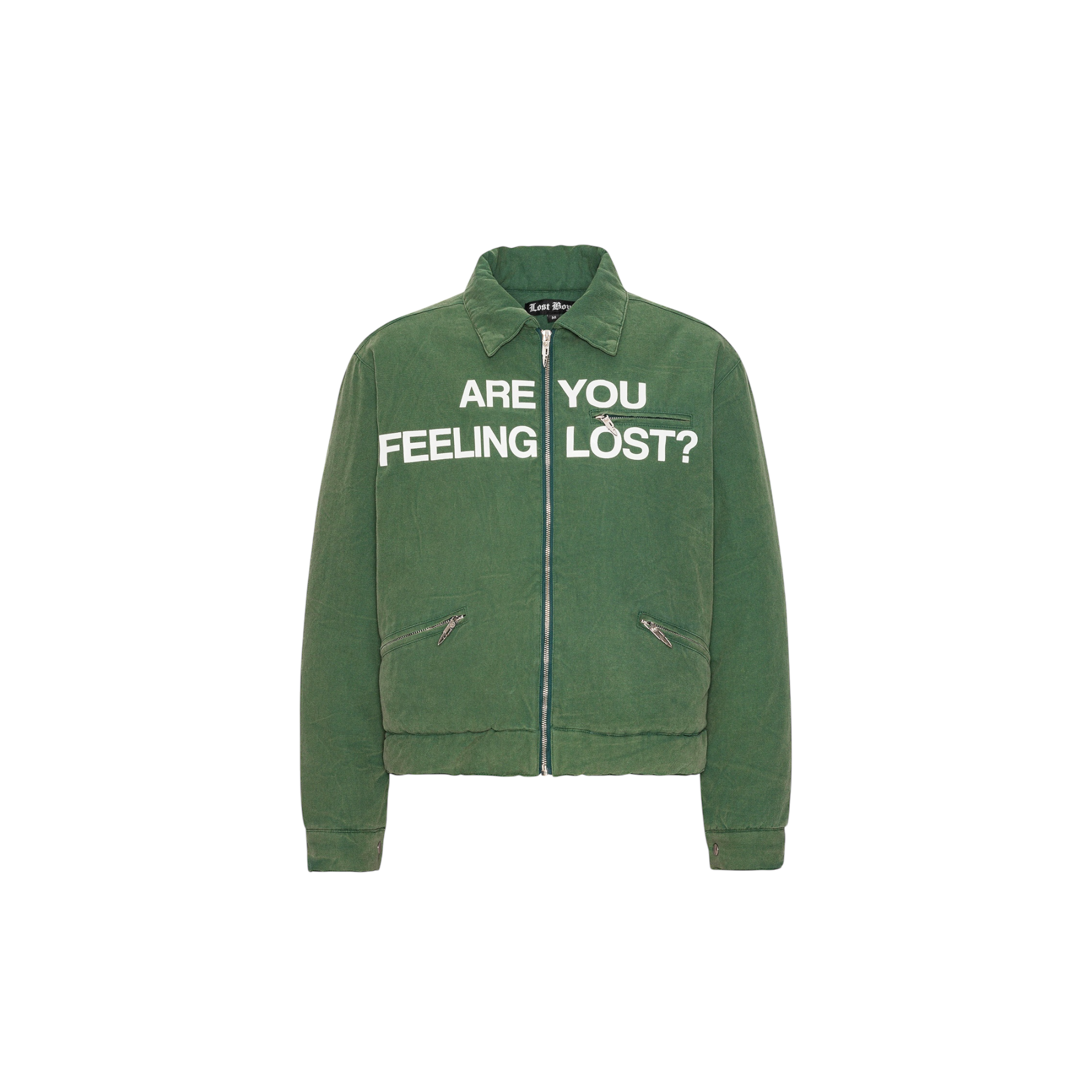 WASHED DETROIT JACKET - WASHED GREEN