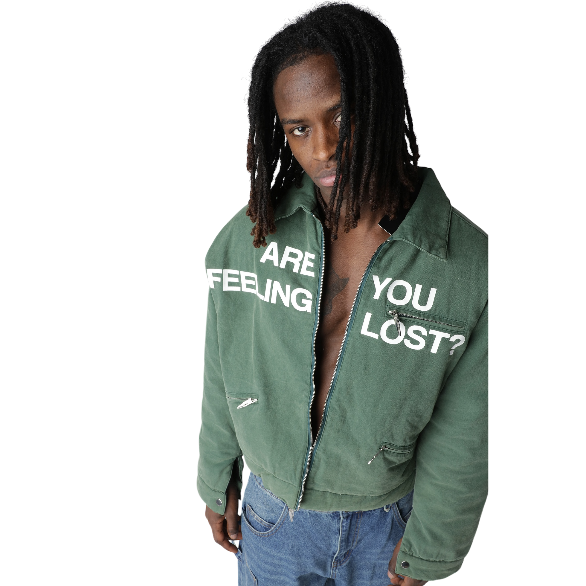 WASHED DETROIT JACKET - WASHED GREEN