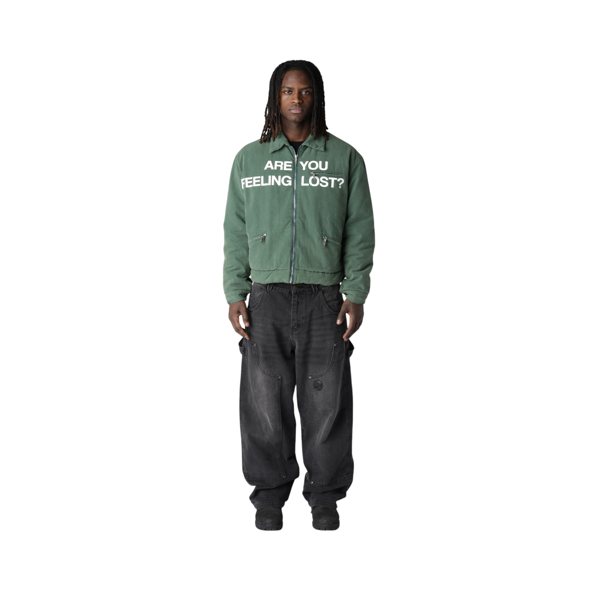 WASHED DETROIT JACKET - WASHED GREEN