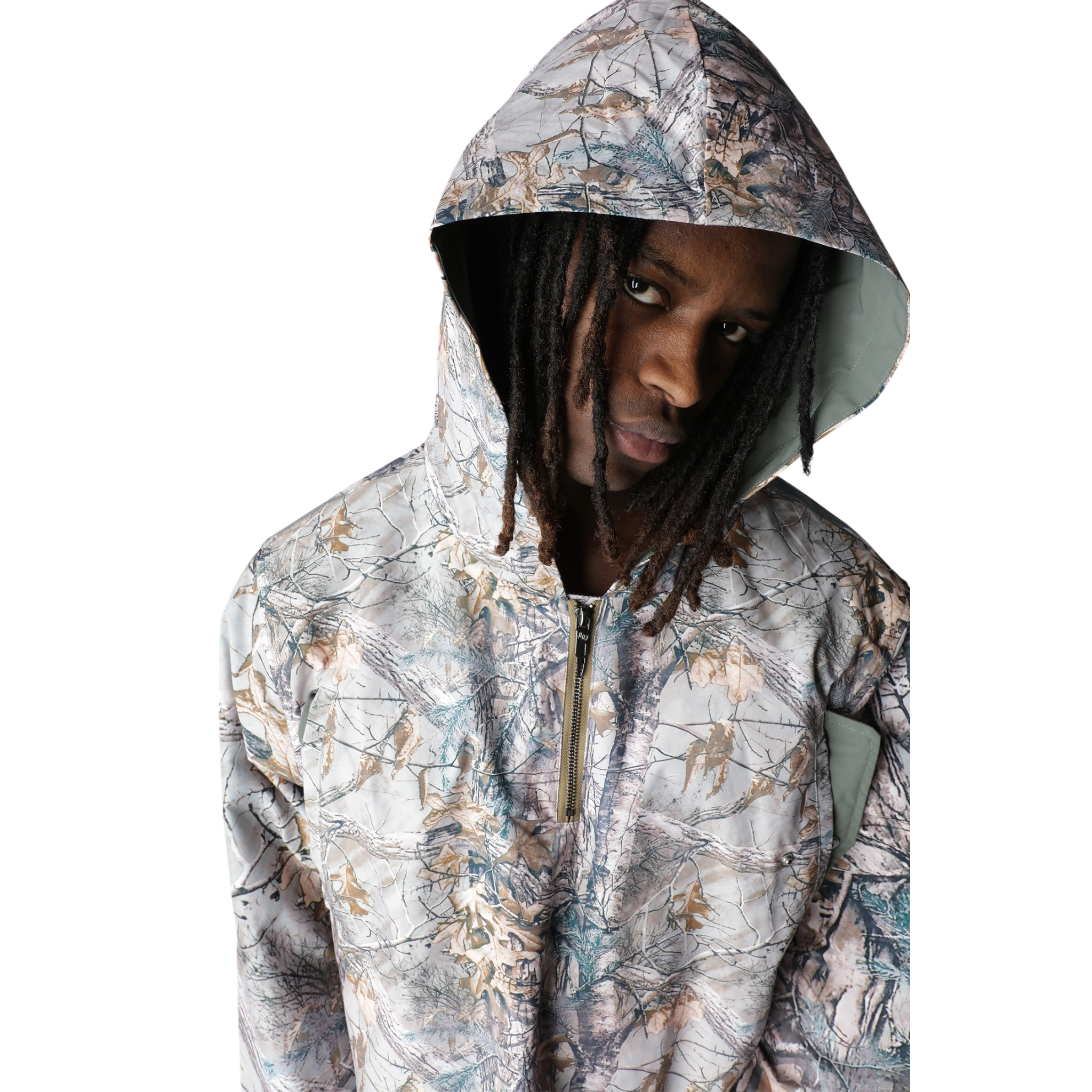 OUTDOOR LOGO ANORAK - REAL TREE CAMO