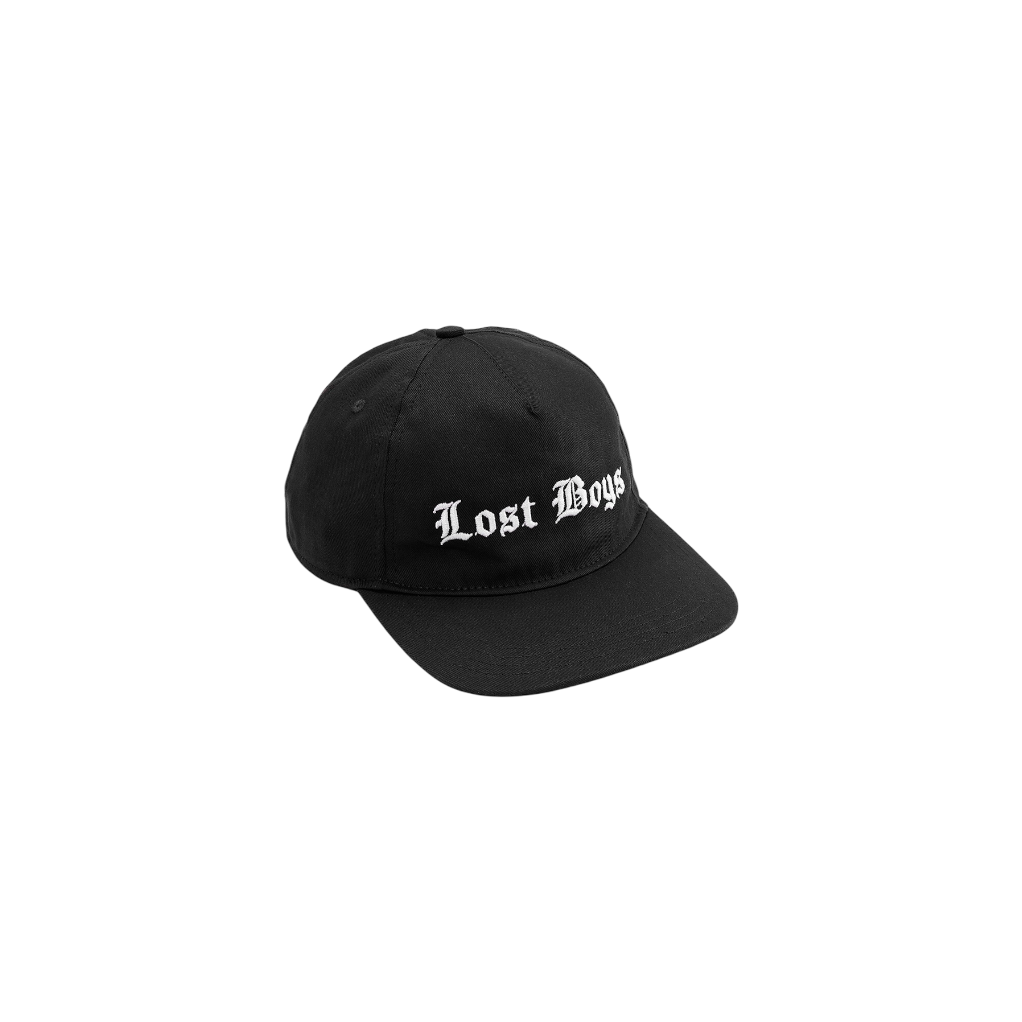 5-PANEL LOGO CAP - Black