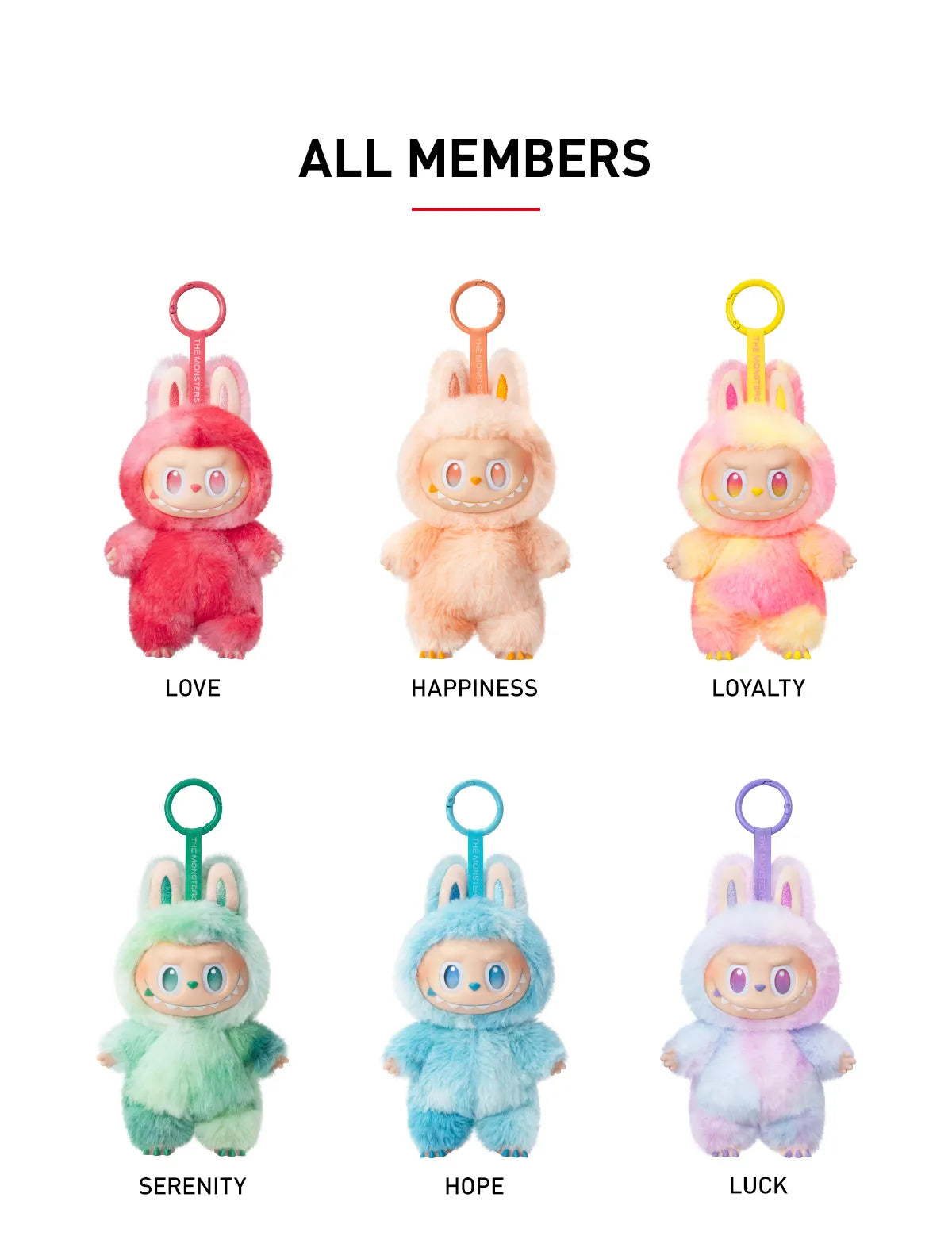 Pop Mart Labubu The Monsters Big Into Energy Series Vinyl Plush Pendant Single Blind Box