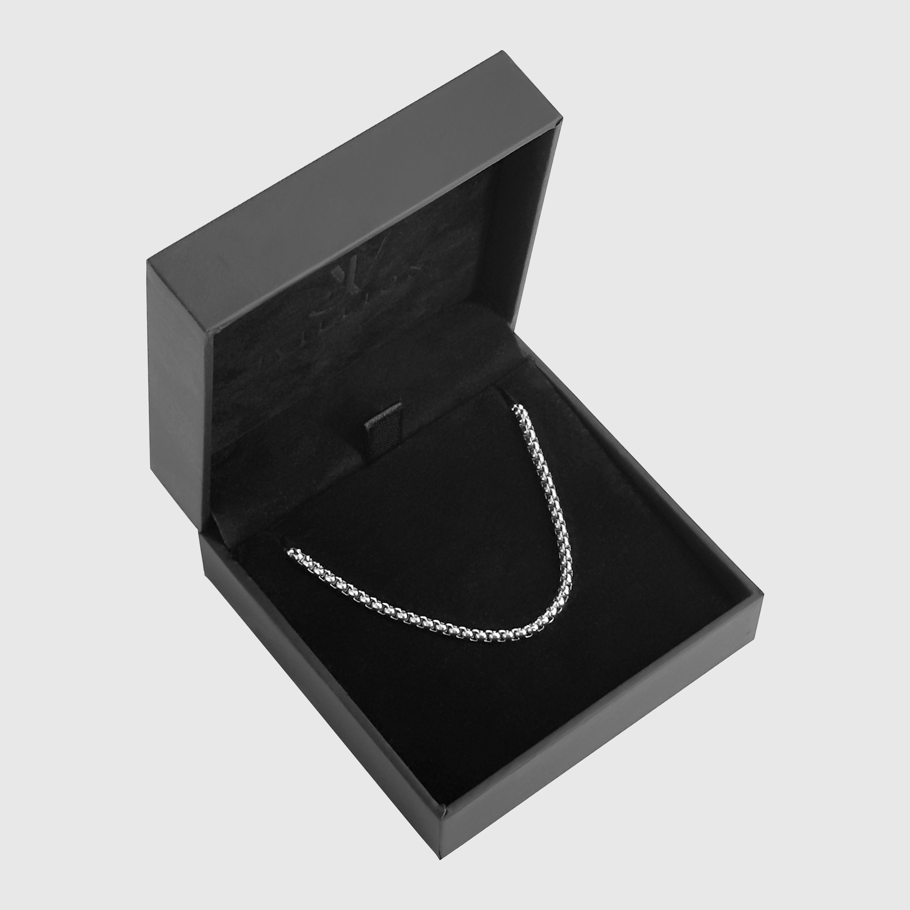 Box Kette - Silber (2,5mm) - Basic Ketten - 50cm / 20'' - JVillion®