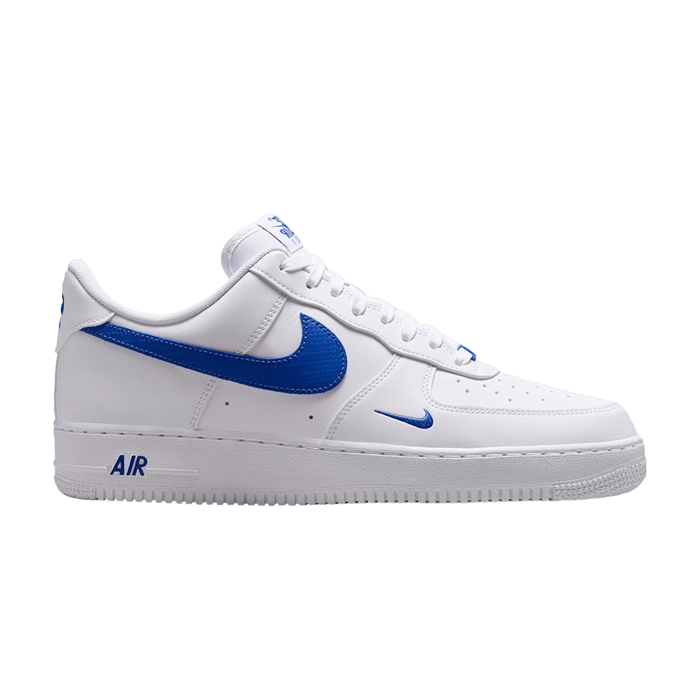Nike Air Force 1 Low '07 Carbon Fiber Swoosh White Game Royal