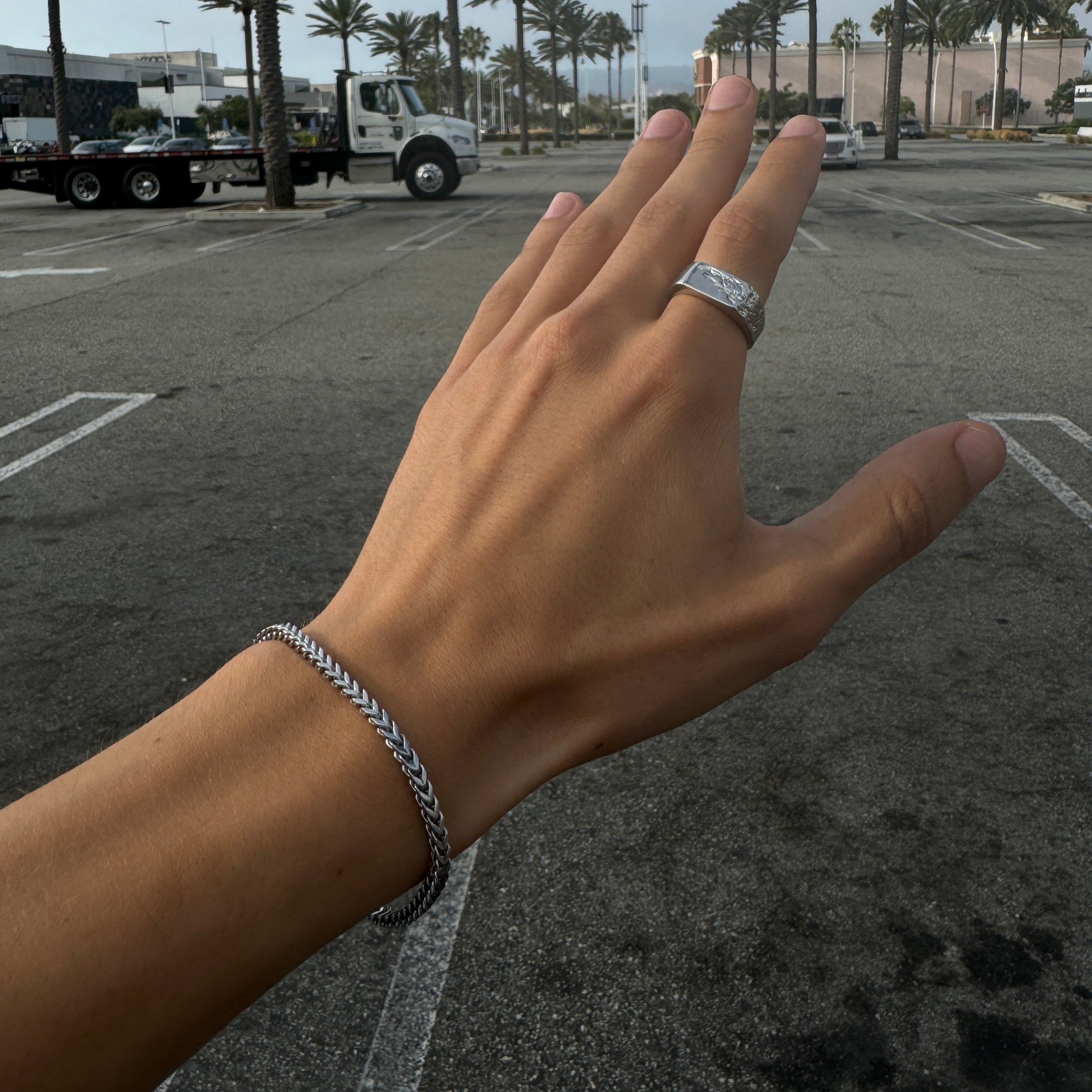 Foxtail Armband - Silber (4mm)