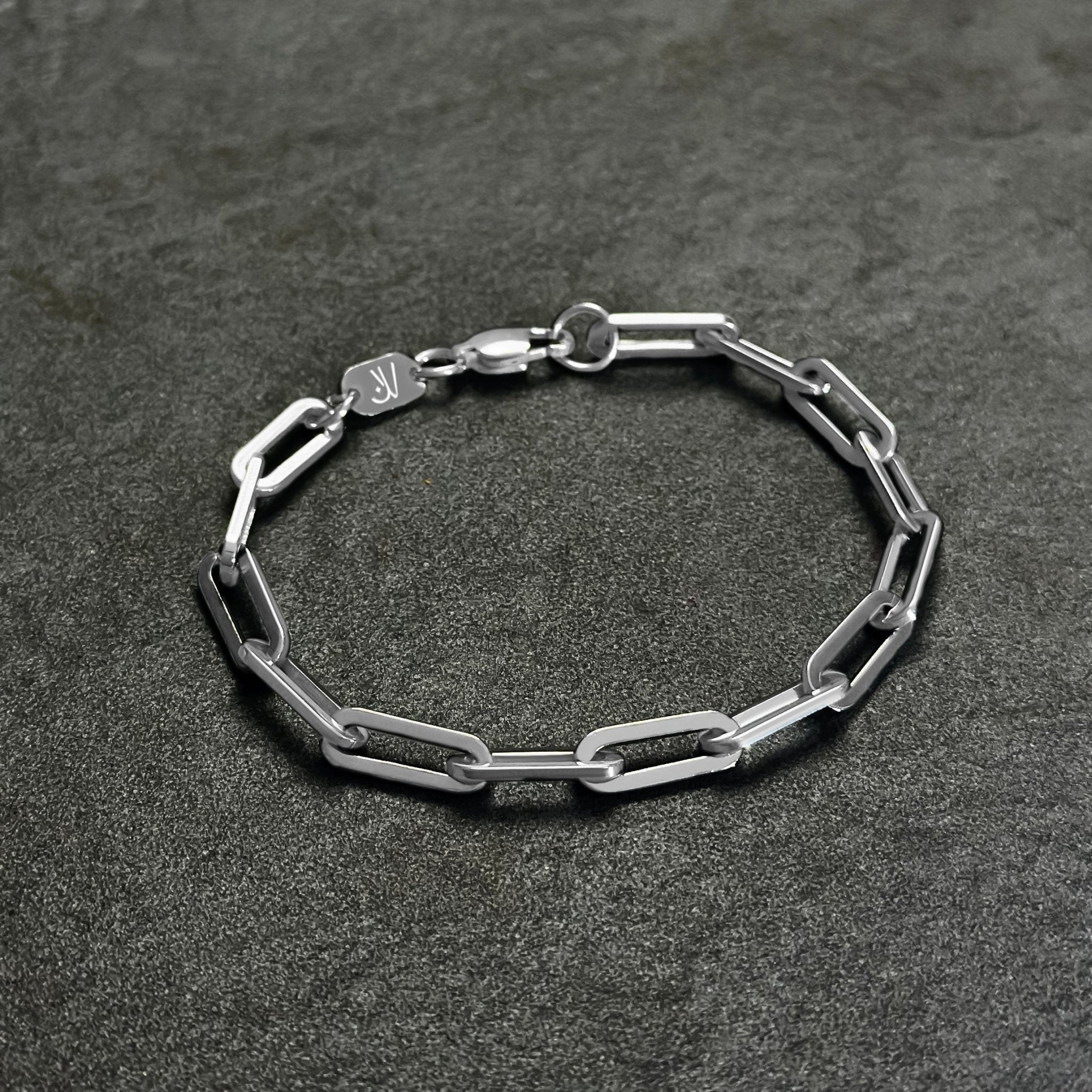 Paperclip Armband - Silber - Armbänder - 16.5cm - JVillion®