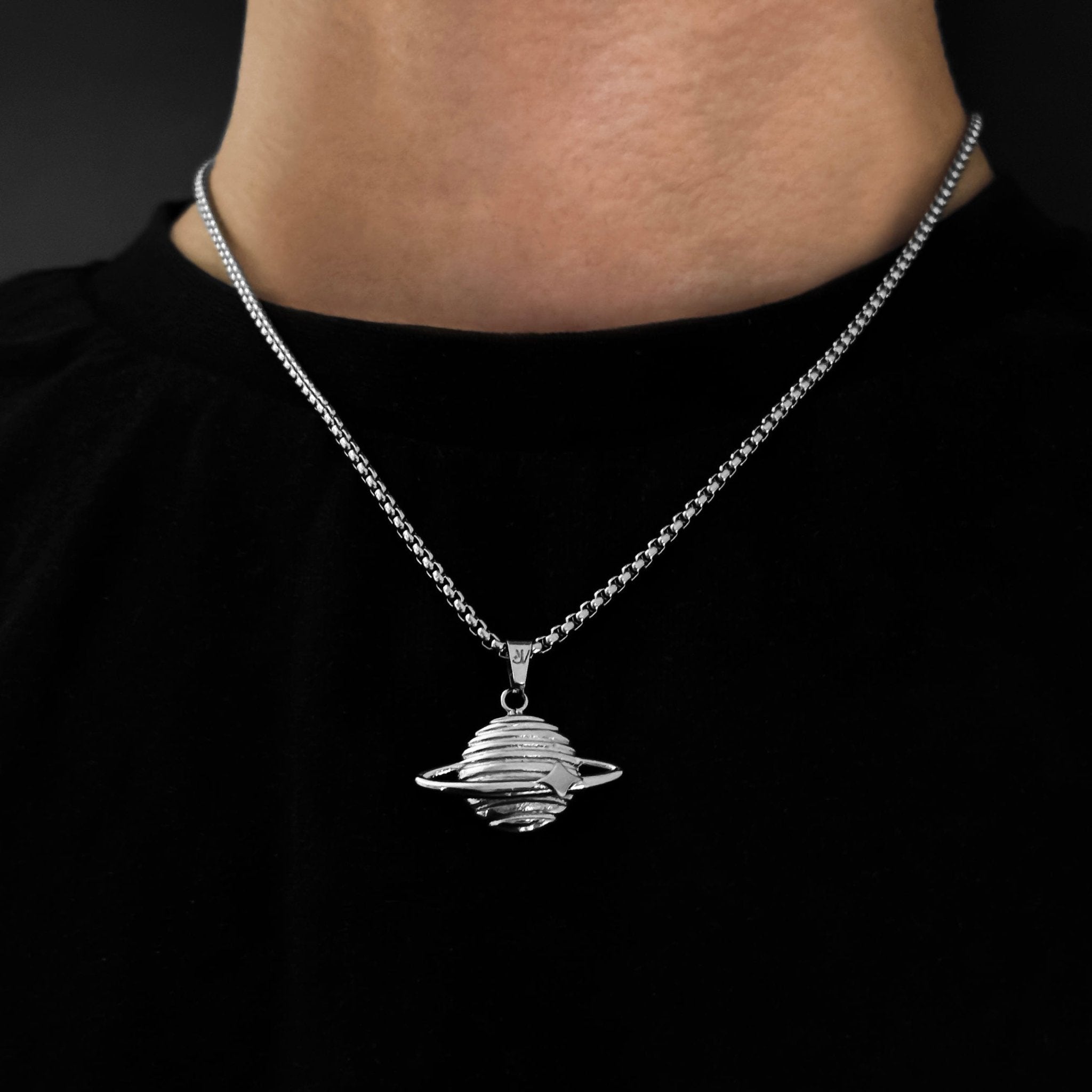 Planet Box Kette - Silber (2,5mm) - Ketten mit Anhänger - 50cm / 20'' - JVillion®