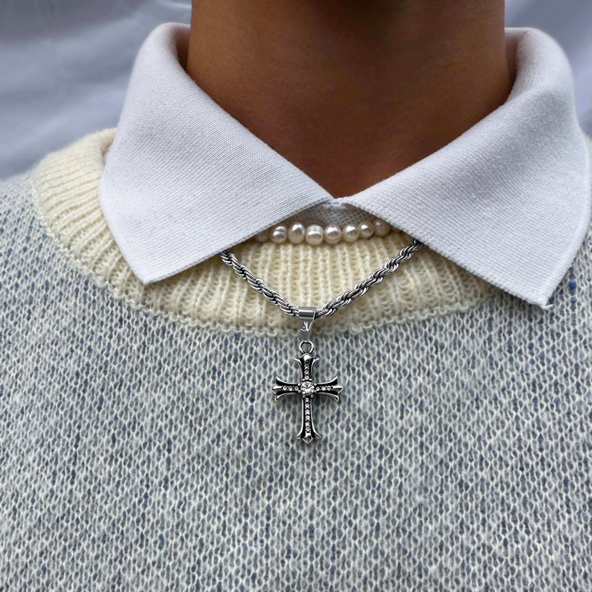 Shiny Cross Anhänger - Silber - Anhänger - Silber - JVillion®