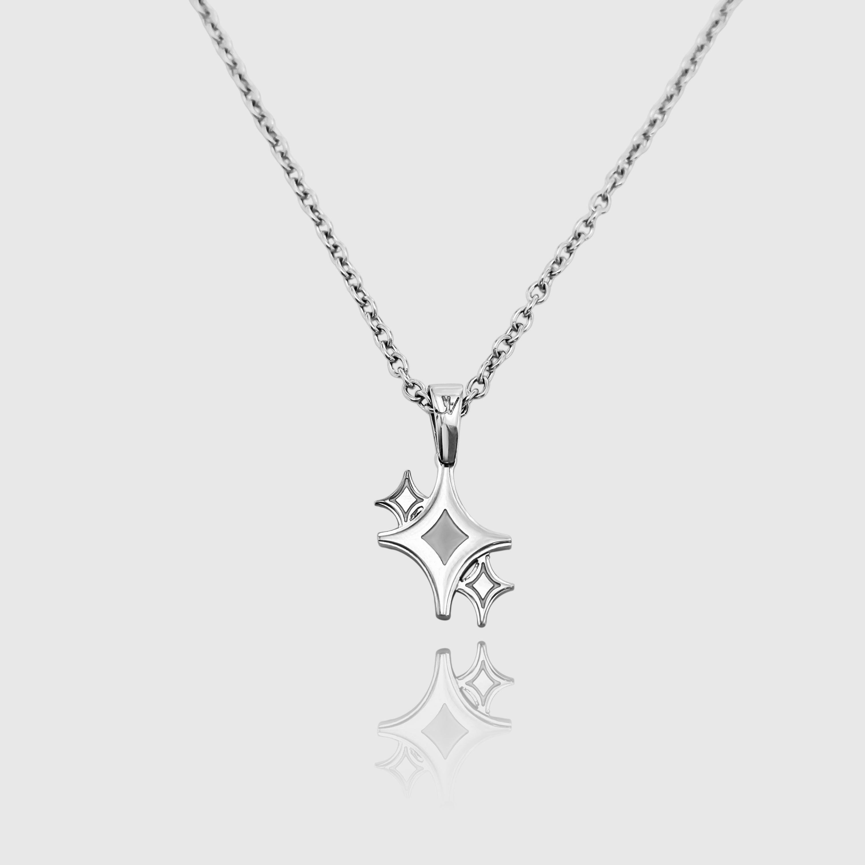 Star Rolo Kette Halskette 2mm Stainless Steel – Product Display