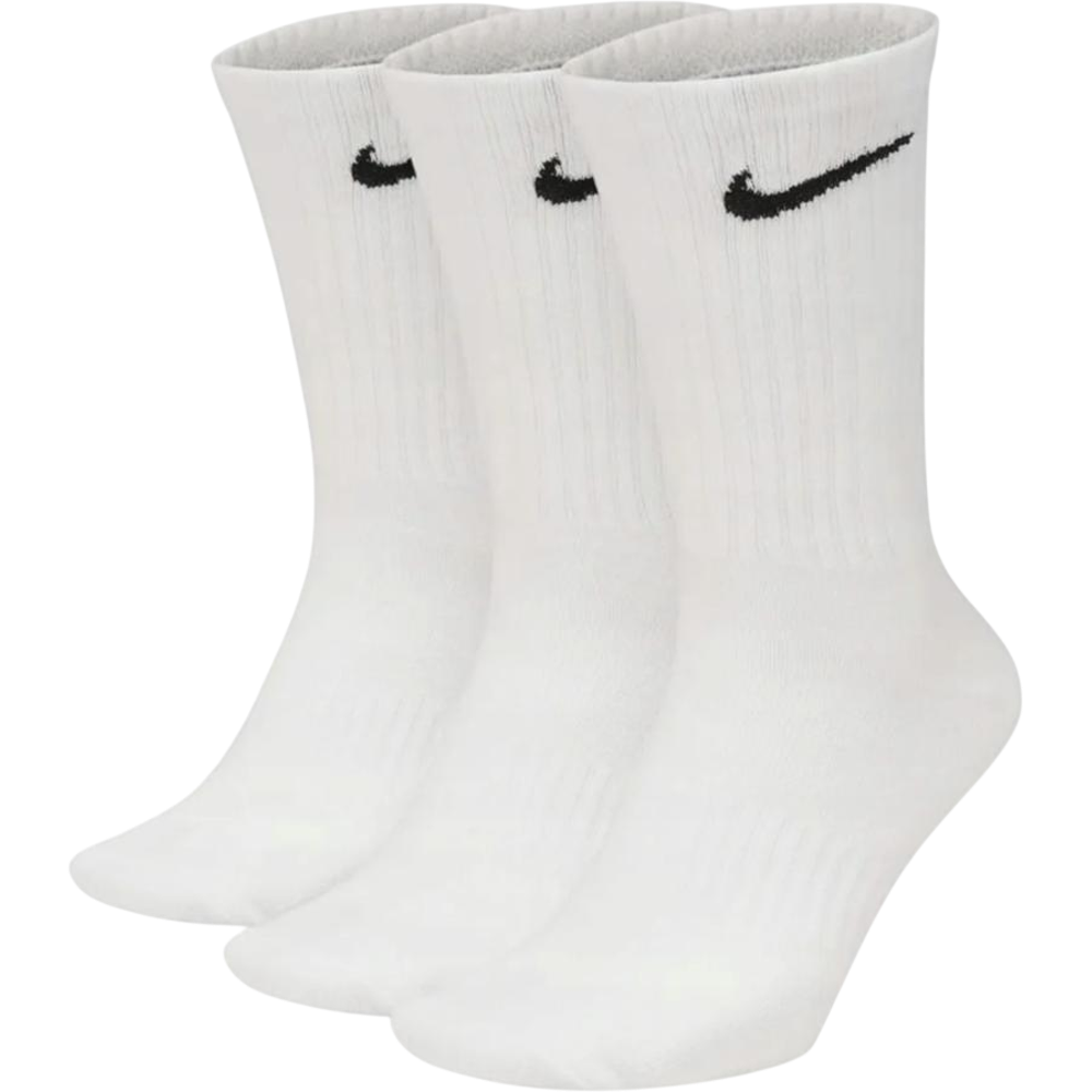 Nike Socks - Everyday Lightweight Crew White 3-PACK