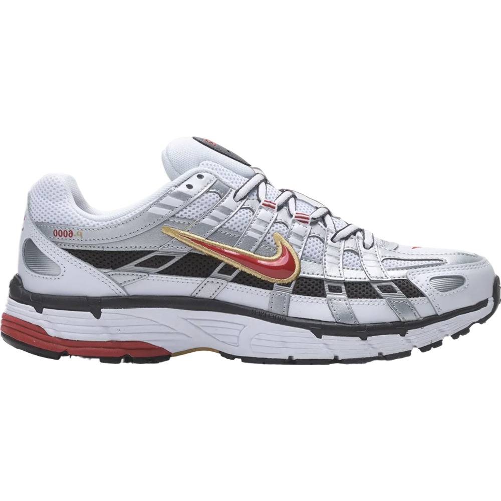 Nike P-6000 White Gold Red (Women's)