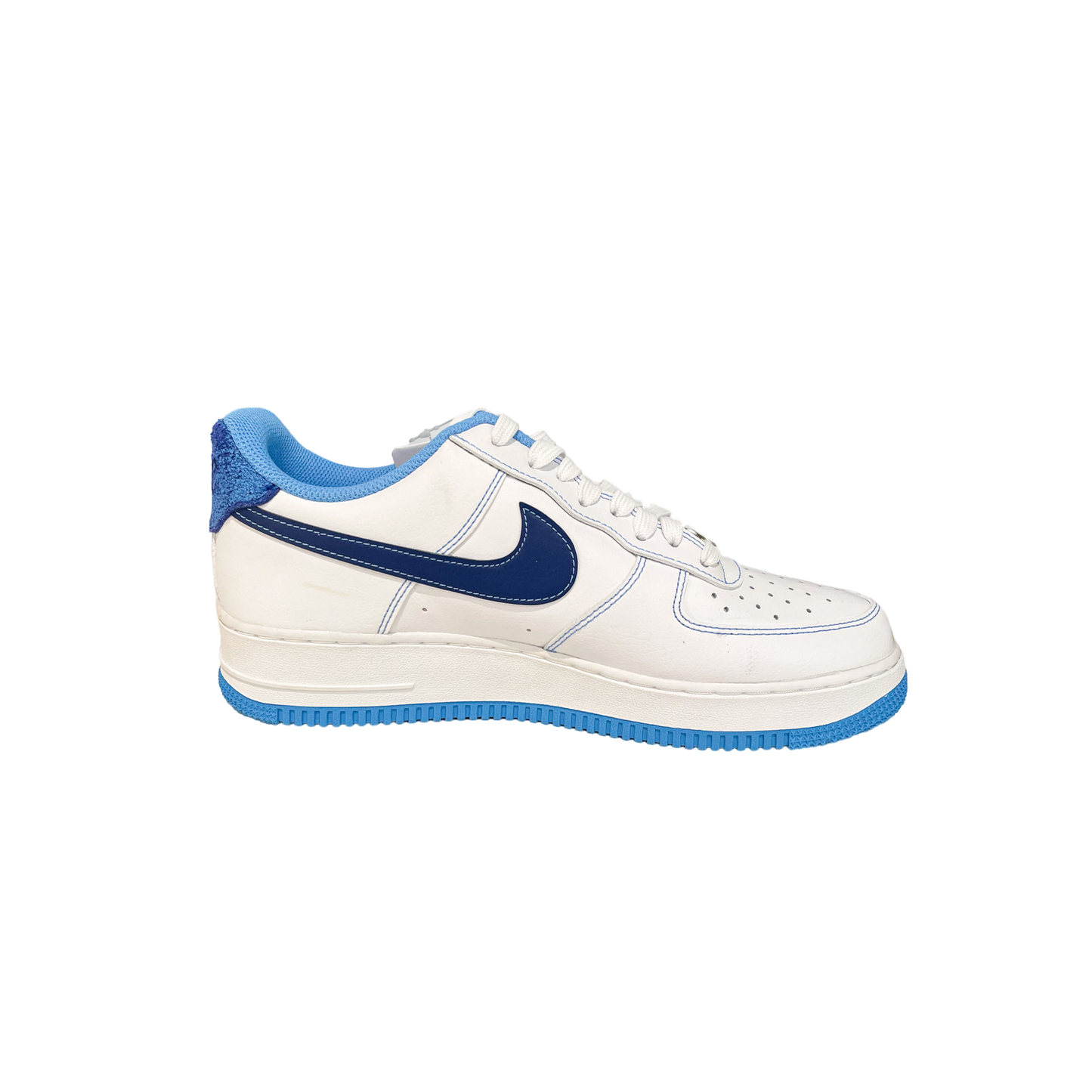 Nike Air Force 1 Low First Use White University Blue SAMPLE (Replacement Box branded)