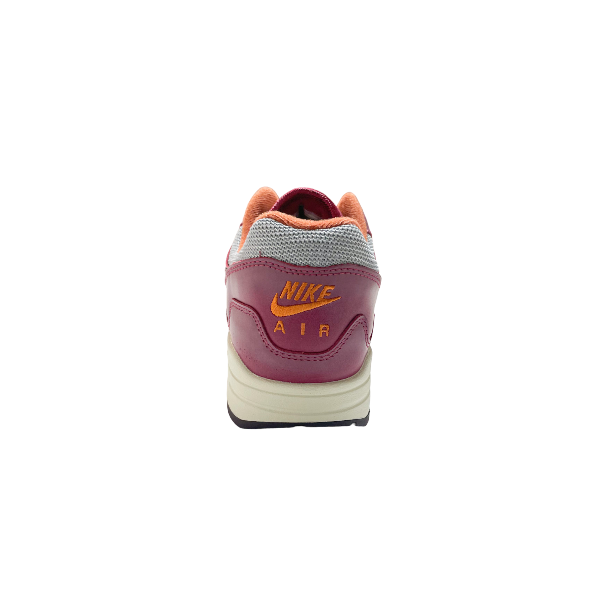 nike-air-max-1-patta-waves-rush-maroon-with-bracelet-heel-back